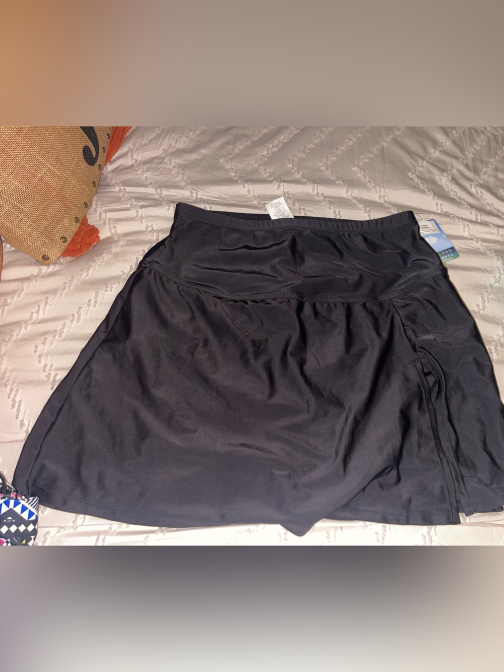 Black Women's Skater Active Skirt